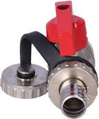 Kurek kulowy spustowy z uszczelką, wkrętny, 1/2", F-Comfort