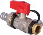 Kurek kulowy spustowy z uszczelką, wkrętny, 1/2", F-Comfort