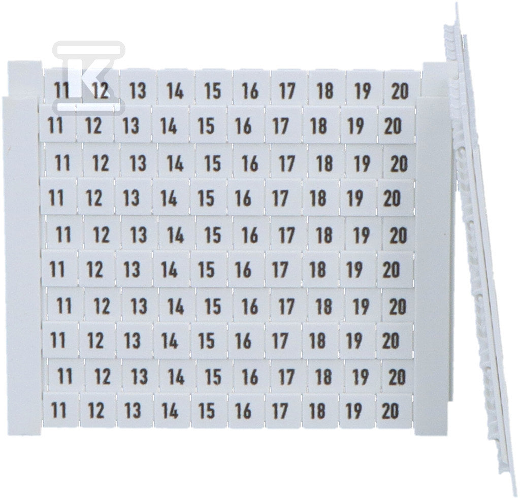 Oznacznik do złączek (1opk=500 sztuk) DEK 5 FWZ 11-20