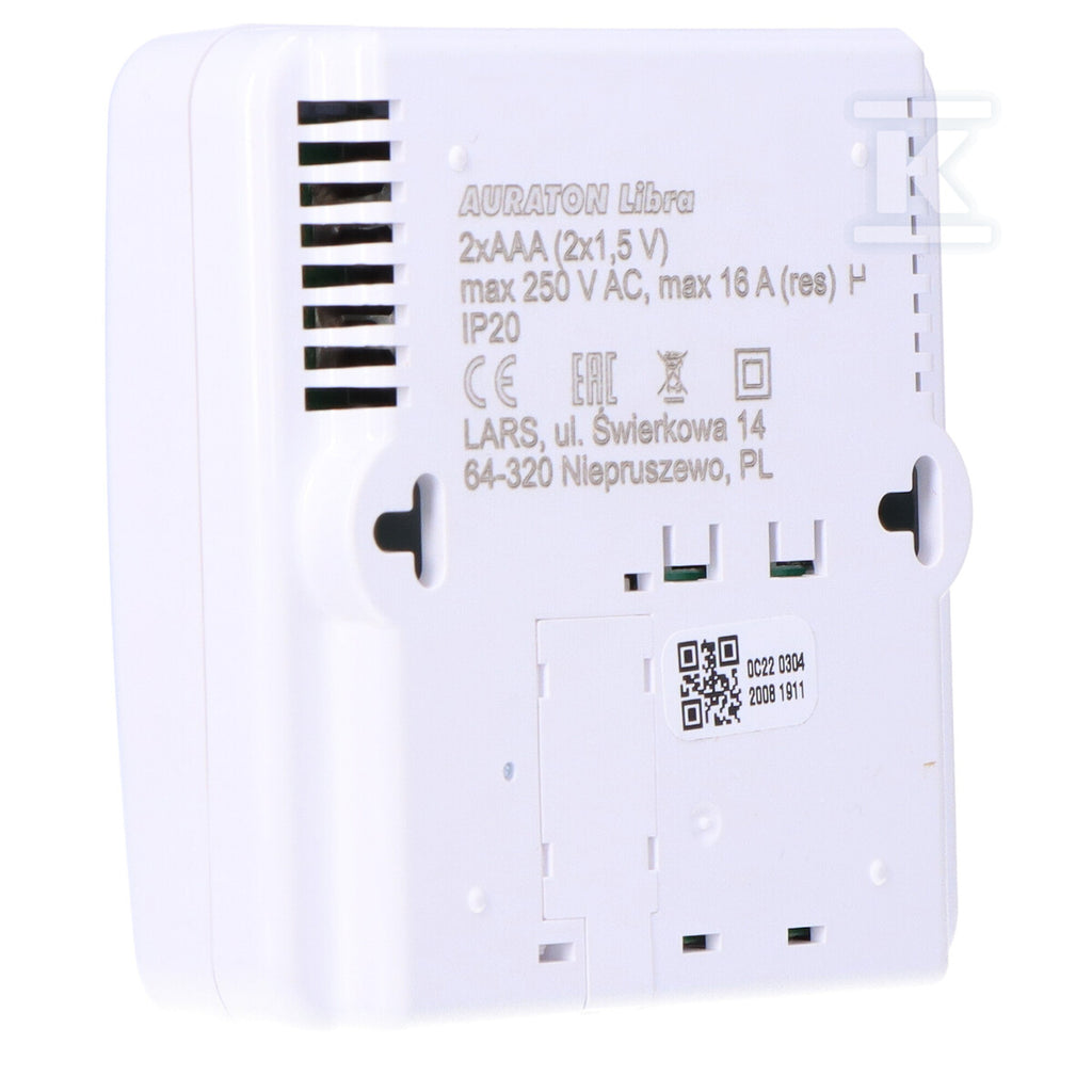 AURATON Libra - Tygodniowy, przewodowy regulator temperatury, (następca modelu 3021)