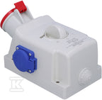 Gniazdo natynkowe OPTIMA-COMBI 3P+N+E 16A + 230V z przełącznikiem L-0-P
