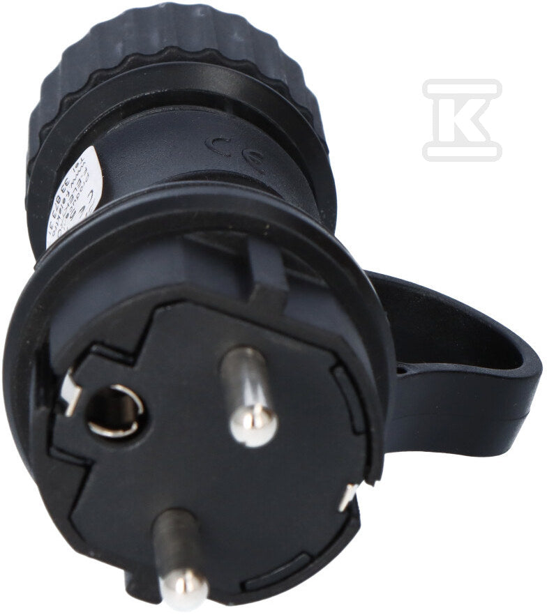 Wtyczka gumowa z uchwytem 16A 250V, ONNLINE