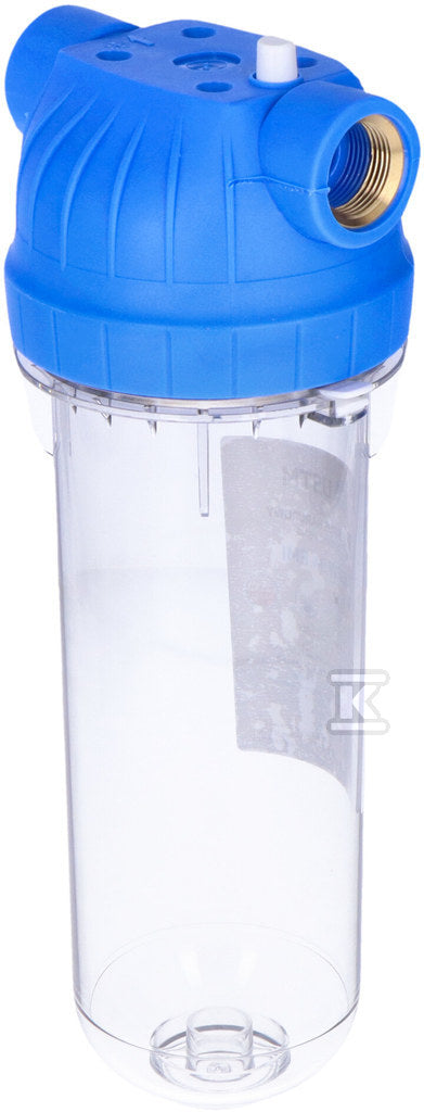 Korpus 10" z przyłączem 3/4" + płytka + klucz + wkręty