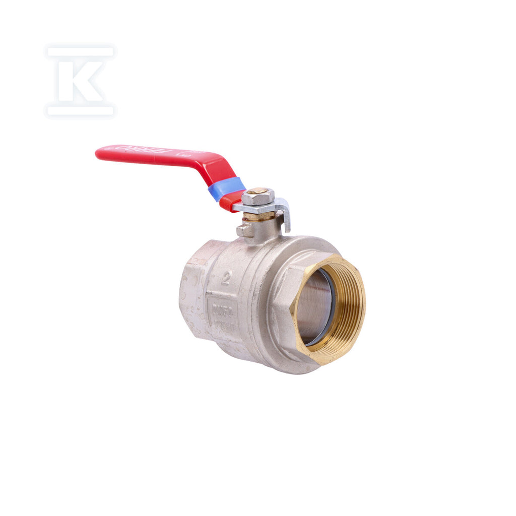 Zawór kulowy nakrętno-nakrętny z dźwignią, 2", F-Power
