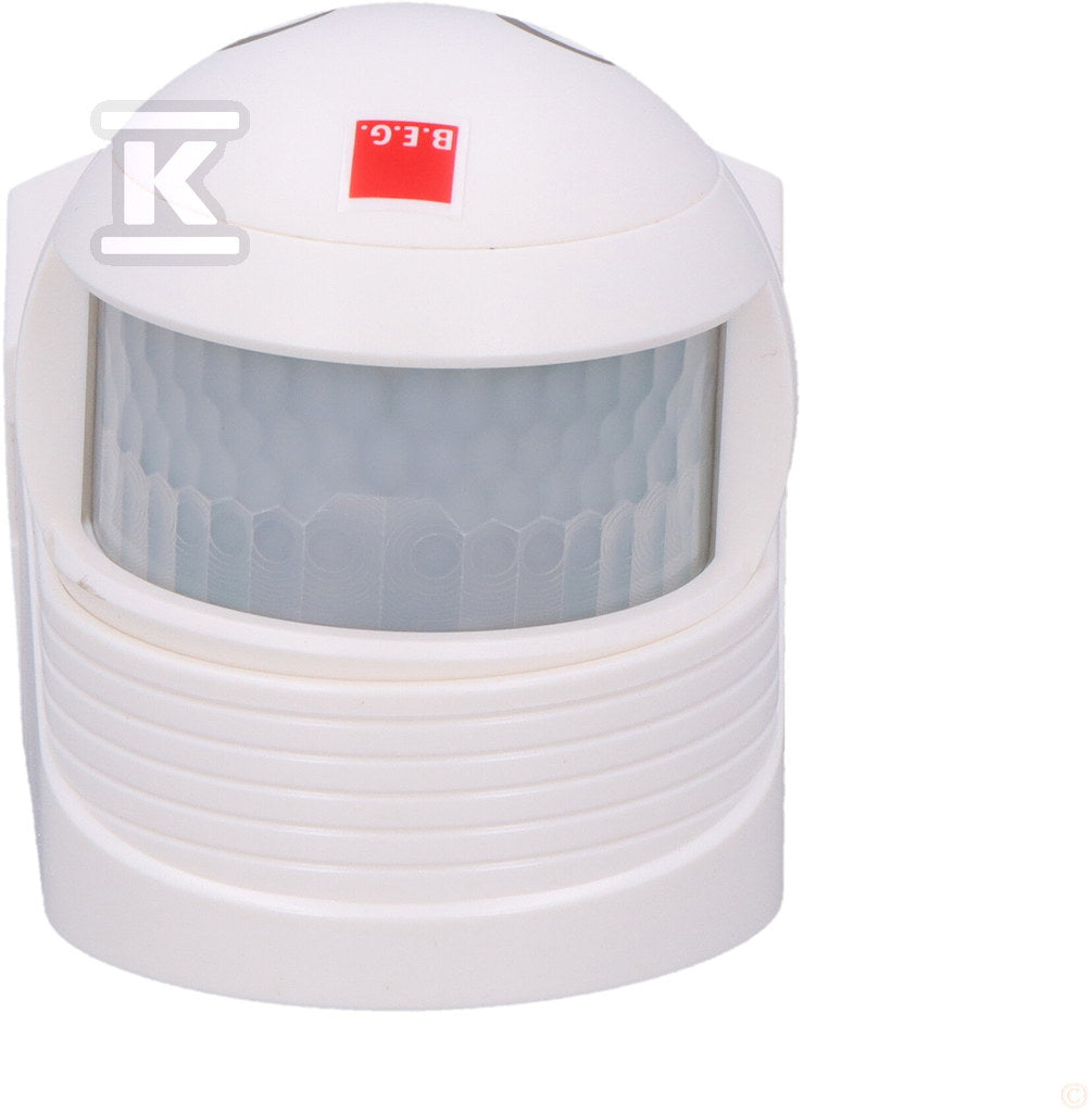 Czujnik ruchu LC-CLICK-200 biały, natynkowy, zasięg 12m, zakres 200°, IP44