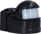 Czujnik ruchu LC-CLICK-200, czarny, natynkowy, zasięg 12m, zakres 200°, IP44