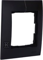 Ramka 1-krotna PREMIUM IP20 / IP44, czarny mat Simon54