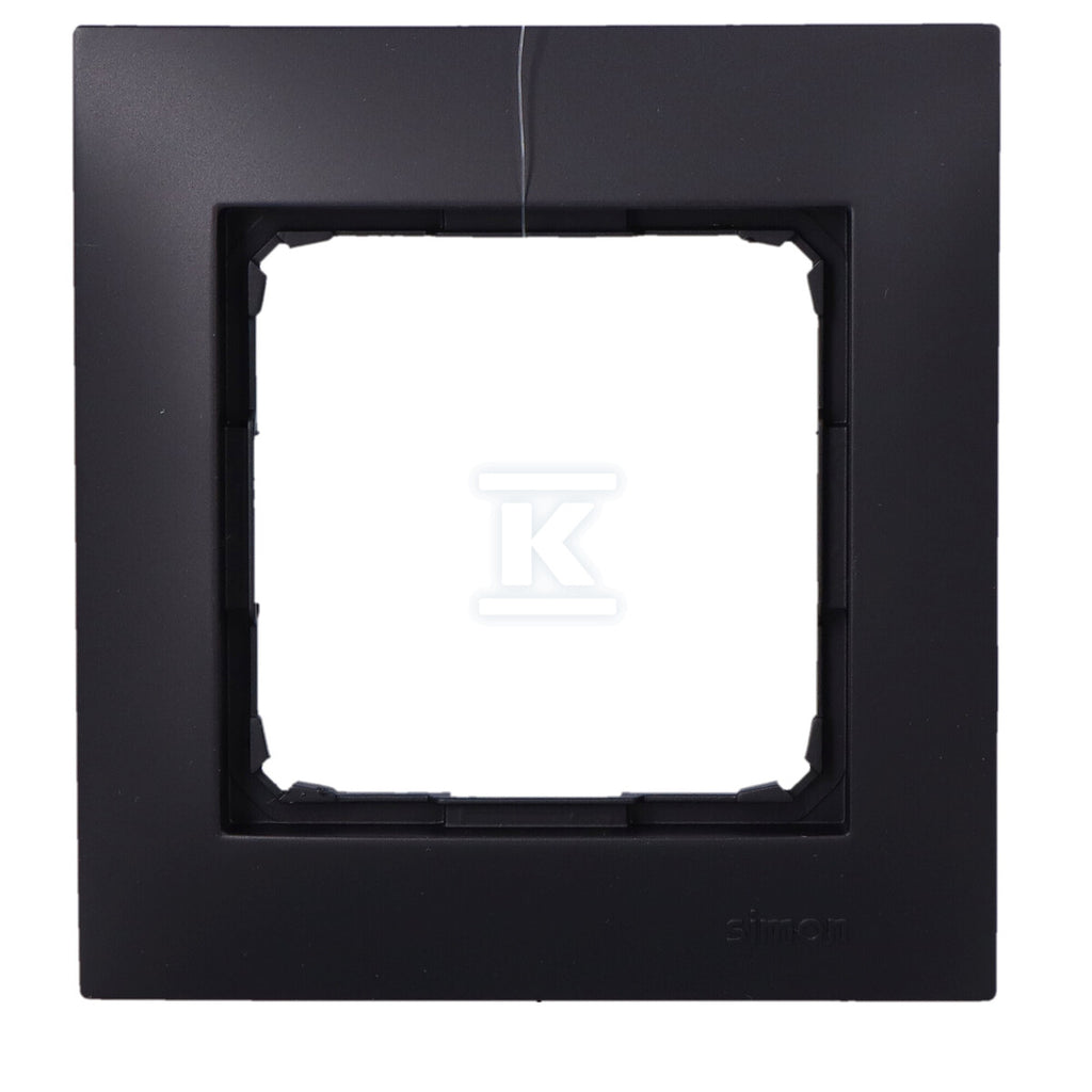Ramka 1-krotna PREMIUM IP20 / IP44, czarny mat Simon54