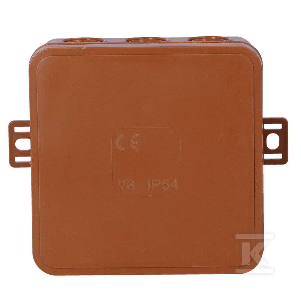 Puszka hermetyczna V6 termoutwardzalna IP54 brąz-klik 85x85x41 ONNLINE