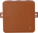 Puszka hermetyczna V7 termoutwardzalna IP54 brąz-klik 100x100x41 ONNLINE