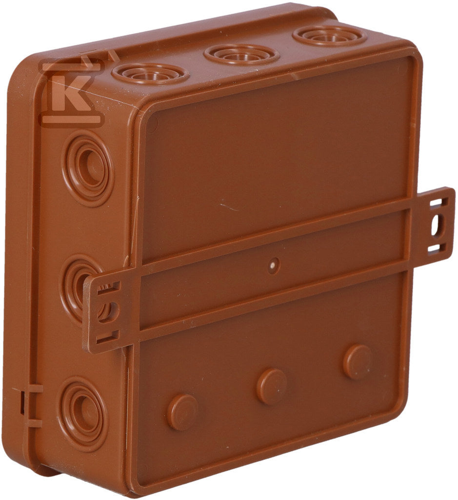Puszka hermetyczna V7 termoutwardzalna IP54 brąz-klik 100x100x41 ONNLINE