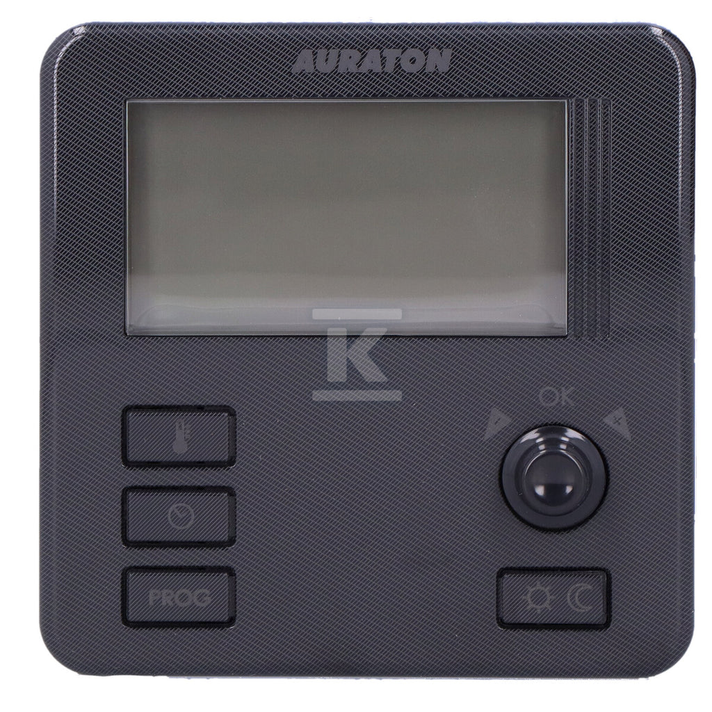 Auraton Libra czarny tygodniowy, przewodowy regulator temperatury