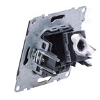 Gniazdo RJ45/kat 5E UTP, CZARNY SUNO