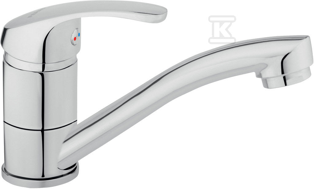 Bateria umywalkowa Basic stojąca obrotowa, chrom