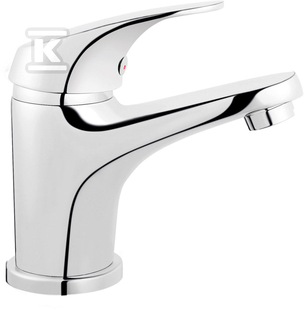 Bateria umywalkowa Ferro One, z korkiem klik-klak, chrom