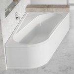 Obudowa do wanny Chrome 170x105 L biała