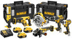 18V XR Zestaw 8 narzędzi bezszczotkowych - 4 X 5 Ah DCK853P4-QW