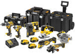 18V XR Zestaw 8 narzędzi bezszczotkowych - 4 X 5 Ah DCK853P4-QW