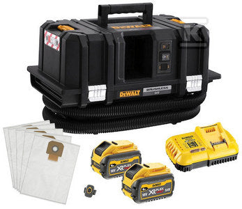 DeWalt 54V XR FLEXVOLT Odkurzacz klasy M 2 X 6Ah