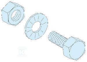 Śruby M6x20 do szyn 5mm 20sztuk do Rozdzielnic PrismaSet