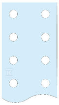 Listwa z otworami 50x 5mm do Rozdzielnic PrismaSet