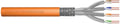 Kabel teleinformatyczny S/FTP Kat.7 4x2xAWG23/1, CPR:Dca , drut miedziany, LSZH, 500m, pomarańczowy