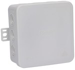 E1200 - Puszka odgałęźna naścienna, szara IP55 80 x 80 x 37 mm E1200