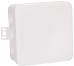 E126 - Puszka odgałęźna naścienna, biała IP54 85 x 44 x 40 mm E126W
