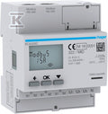 Licznik energii elektrycznej 3-fazowy, przekł. 1-5A 4M, AGARDIO, MID