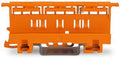 Adapter montażowy, seria 221, 6 mm2, do montażu śrubowego na szynie TS 35, pomarańczowy
