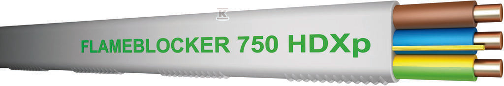 Przewód instalacyjny FLAMEBLOCKER 750 DCA HDXpżo 3x1,5 RE