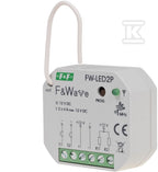 Radiowy dwukanałowy sterownik LED 12V - montaż PDT 10÷16V DC