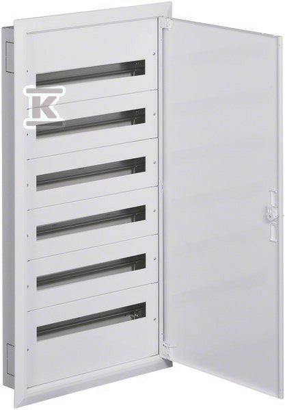 Rozdzielnica podtynkowa z zaciskami PE/N 6R/144M (6x24) I kl. IP30