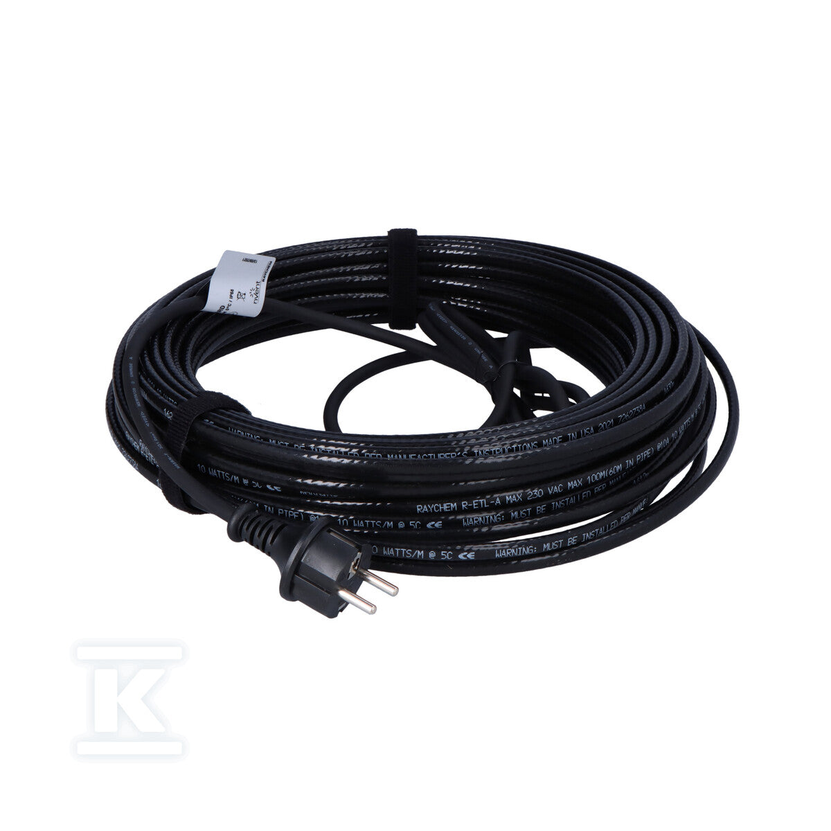 Kabel grzewczy Frostguard z wtyczką 10W/M 22m