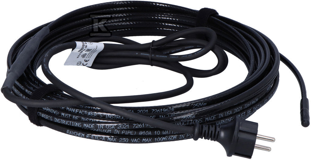 Kabel grzewczy Frostguard z wtyczką 10W/M 16m