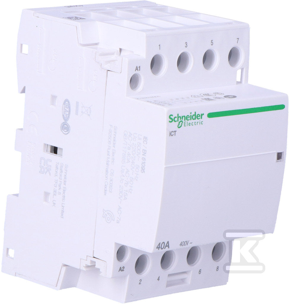Stycznik modułowy iCT50-40-40-230 40A 4NO 50Hz 220/240 VAC