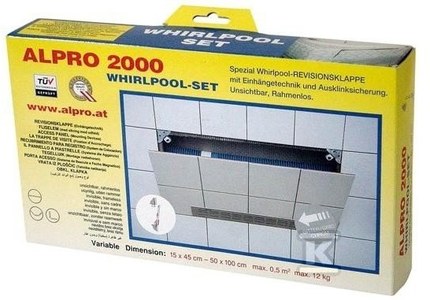 Rewizja Saniwall Pro, Sanipack 50x100 chrom