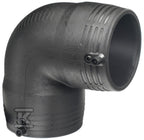Kolano elektrooporowe 90ST. DN180 PE100, SDR11, PN10 gaz/PN16 woda