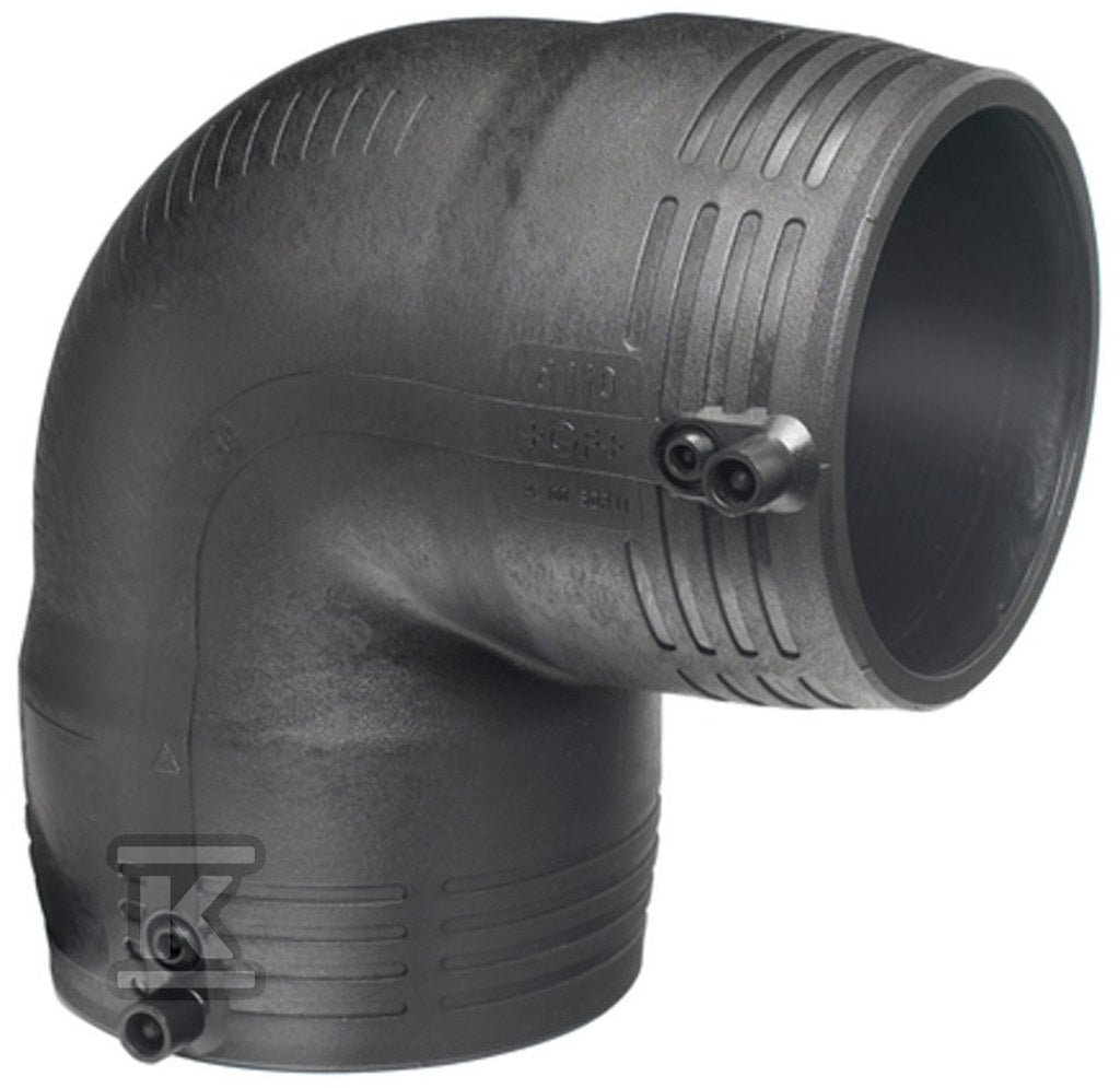 Kolano elektrooporowe 90ST. DN125 PE100, SDR11, PN10 gaz/PN16 woda