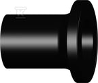 Tuleja doczołowa długa kołnierzowa dn400 PE100, SDR17, PN5 gaz/PN10 woda, sfazowana