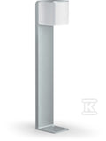 Oprawa ogrodowa LED słupkowa, Steinel GL80 z czujnikiem ruchu, 9,5W 3000K 632lm, h=53cm, IP44, bluetooth, srebrna