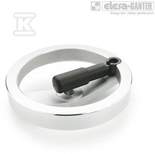 Koło ręczne GN 322.3-140-B14-R