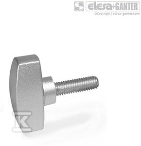 Śruba motylkowa GN 433-NI-26-M6-16-MT