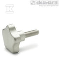 Pokrętło stalowe GN 5334-40-M8-40