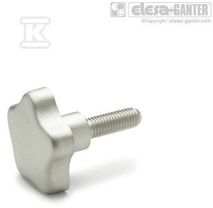 Pokrętło stalowe GN 5334-40-M8-40