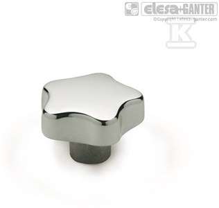 Pokrętło aluminiowe GN 5336-50-M8-E-PL