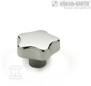 Pokrętło aluminiowe GN 5336-60-M12-E-PL