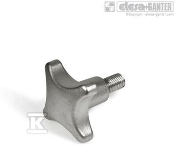 Pokrętło gwiaździste GN 6335.5-ES-40-M8-30