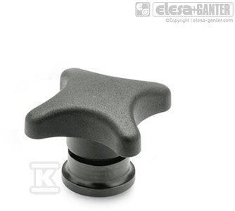 Pokrętło gwiaździste GN 6335.9-40-M6