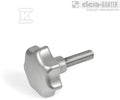 Pokrętło gwiaździste GN 6336.5-ES-40-M8-20